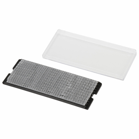 Касса русских букв и цифр универсальная, для самонаборных печатей и штампов GRM, 390 символов, шрифт 3,1 мм и 2,8 мм, 106008000 - Кассы символов для наборных печатей и штампов