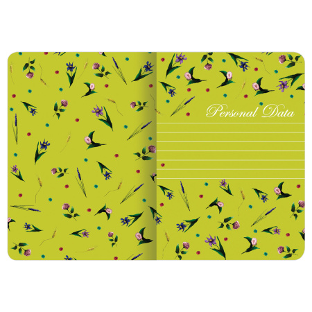 Тетрадь 60 л. в точку обложка SoftTouch, фольга, бежевая бумага 70 г/м2, сшивка, В5 (179х250 мм), FLORET, BRAUBERG, 403828 - Тетради более 60 листов