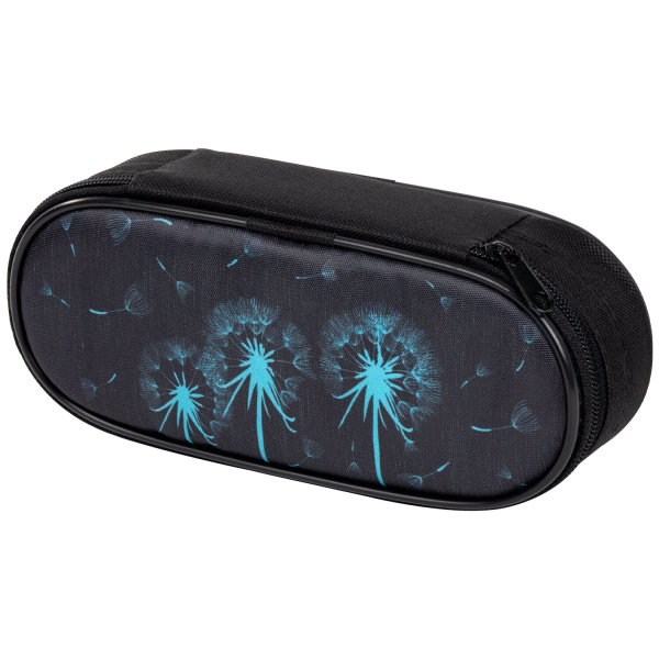 Пенал-футляр BRAUBERG, 1 отделение, полиэстер, органайзер, 21х9х5 см, "Dandelions", 271032 - Пеналы мягкие