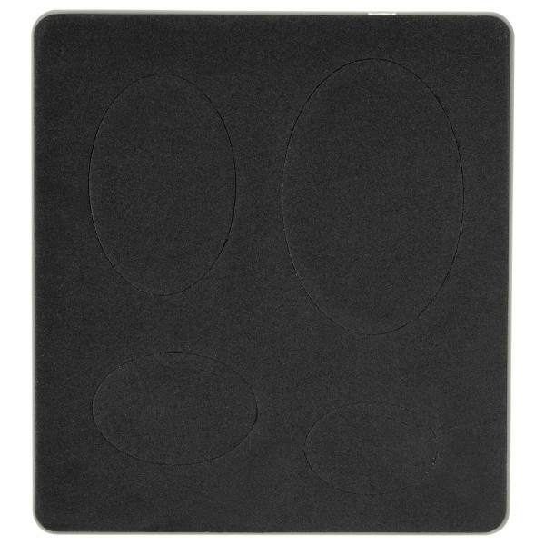 Нож для вырубки "Овалы" для Машинки для вырубки ОС-5, 14х15 см, сталь, ОСТРОВ СОКРОВИЩ, 663838, 866-018 - Машинки, ножи и маты для вырубки, клише для тиснения