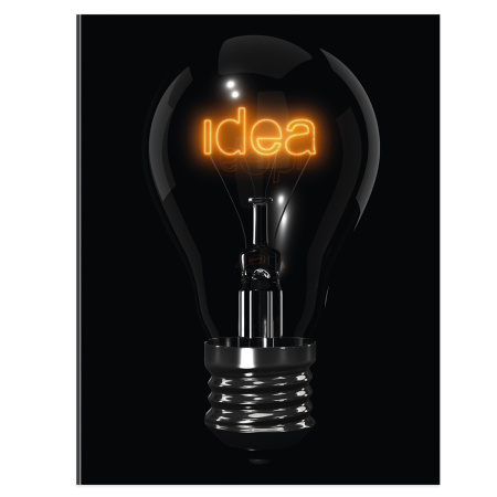 Тетрадь на кольцах А5 (165х215 мм), 160 листов, твердый картон, клетка, BRAUBERG, Idea, 404091 - Тетради на кольцах и сменные блоки к ним