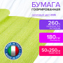 Бумага гофрированная/креповая (ИТАЛИЯ) 180 г/м2, 50х250 см, салатовая (558), BRAUBERG FIORE, 112613 - Цветная бумага