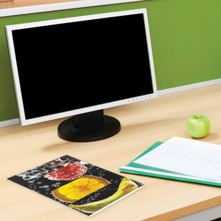 Папка-уголок BRAUBERG "FRESH ZONE", А4, 150 мкм, цветная печать, 228035 - Папки-уголки пластиковые