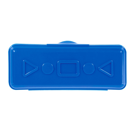 Пенал пластиковый ПИФАГОР однотонный, ассорти 4 цвета, 20х7х4 см, 228114 - Пеналы каркасные