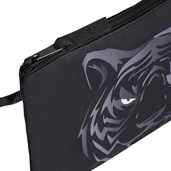 Папка для тетрадей BRAUBERG А5, 1 отделение, полиэстер, на молнии, с ручкой, "Tiger", 271500 - Папки для тетрадей и уроков труда