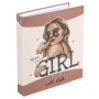 Тетрадь на кольцах А5 (175х215 мм), 240 листов, твердый картон, клетка, с разделителями, BRAUBERG, Cool Girl, 404100 - Тетради на кольцах и сменные блоки к ним