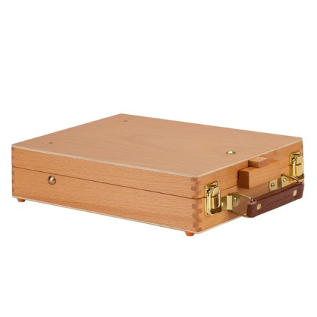 Этюдник настольный Сонет с ящиком для кистей и красок бук, 32 x 24,5 x 7 (62) см - Этюдники