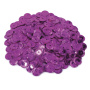 Пайетки для творчества "Рифленые", оттенки фиолетового, 10 мм, 30 грамм, ОСТРОВ СОКРОВИЩ, 661269 - Пайетки для творчества