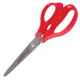 Ножницы ЮНЛАНДИЯ "ВЕТЕРОК", 130 мм, ассиметричные ручки, упаковка с подвесом, ассорти, 236979 - Ножницы детские