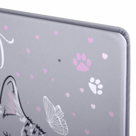 Дневник 1-4 класс 48 л., кожзам (твердая), 3D-элемент, ЮНЛАНДИЯ, "Котик", 106208 - Дневники для младших классов