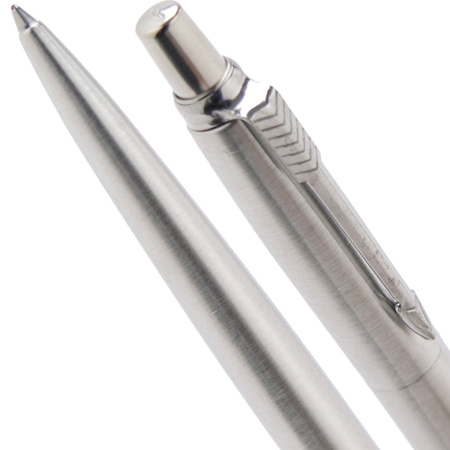 Набор PARKER "Jotter Stainless Steel CT": шариковая ручка синяя и механический карандаш, 2093256 - Подарочные ручки в наборах