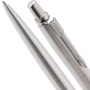 Набор PARKER "Jotter Stainless Steel CT": шариковая ручка синяя и механический карандаш, 2093256 - Подарочные ручки в наборах