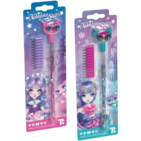 Серия: Isadora. Карандаш простой сегментный с колпачком в виде анимационного персонажа - Карандаши