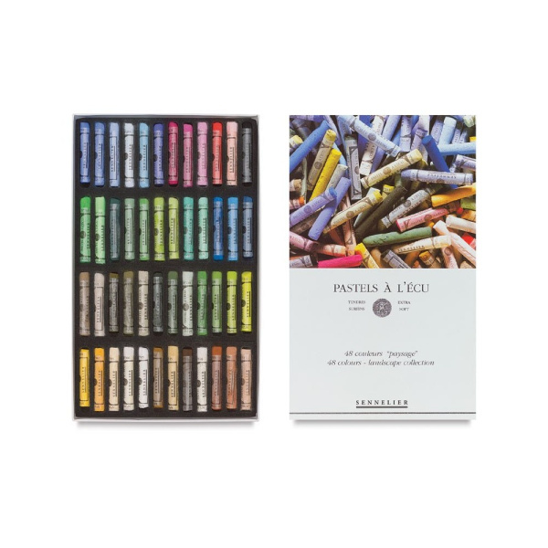 Набор сухих пастелей "A' L'ECU" Sennelier, 48 цветов, "Пейзаж" в картонной коробке - Пастель художественная в наборах