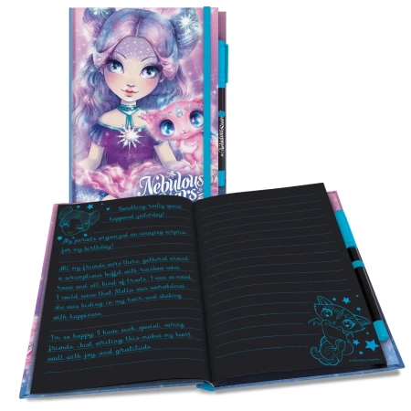Серия: Nebulia. Блокнот с черными страницами и ручкой - Блокноты и записные книжки