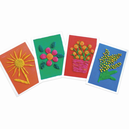 Пластилин на растительной основе (тесто для лепки) ПИФАГОР, 12 цветов, 360 г, пластиковое ведро, 104546 - Пластилин