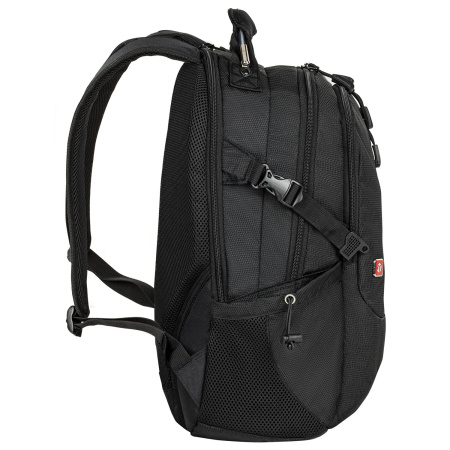 Рюкзак GERMANIUM "S-02" универсальный, с отделением для ноутбука, усиленная ручка, черный, 47х31х16 см, 226948 - Рюкзаки с отделением для ноутбука