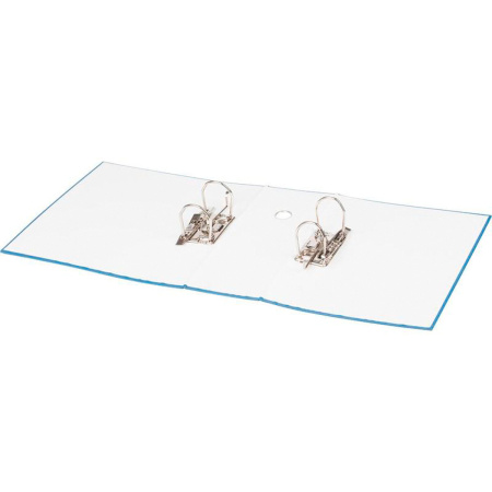 Папка-регистратор с двумя арочными механизмами (до 800 листов), покрытие ПВХ, 125 мм, синяя - Папки-регистраторы с арочным механизмом