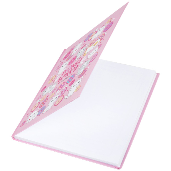 Дневник 1-4 класс 48 л., твердый, ЮНЛАНДИЯ, глянцевая ламинация, с подсказом, "Donut worry", 106592 - Дневники для младших классов