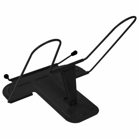 Подставка для книг и учебников BRAUBERG LINE+, металлическая, черная, европодвес, 238214 - Подставки для книг