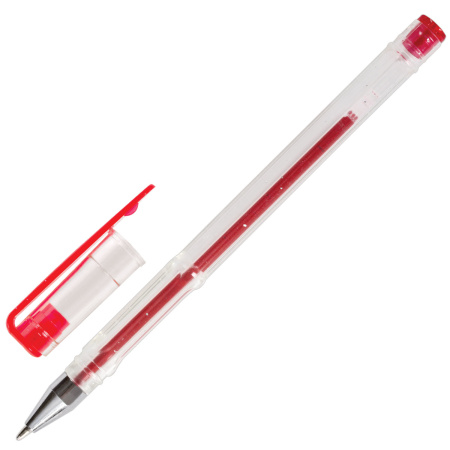 Ручки гелевые ПИФАГОР, НАБОР 6 ЦВЕТОВ, БЛЕСТКИ, корпус прозрачный, узел 0,7 мм, линия письма 0,5 мм, 142796 - Наборы гелевых ручек