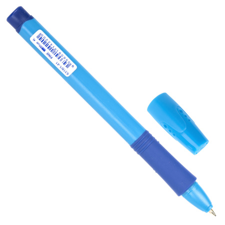 Ручка шариковая STABILO "Left Right", СИНЯЯ, для левшей, корпус синий, узел 0,8 мм, линия письма 0,4 мм, 6318/1-10-41 - Ручки шариковые неавтоматические