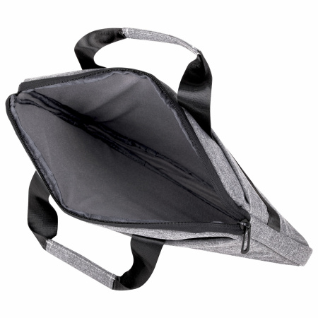 Сумка-портфель BRAUBERG "Ultra" с отделением для ноутбука 15,6", темно-серая, 28х39х3 см, 270834 - Сумки деловые с отделением для ноутбука и планшета