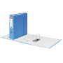 Папка-регистратор BRAUBERG с покрытием из ПВХ, 80 мм, с уголком, голубая (удвоенный срок службы), 227197 - Папки-регистраторы с арочным механизмом