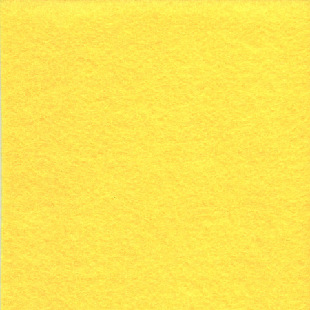 Цветной фетр для творчества в рулоне 500х700 мм, ОСТРОВ СОКРОВИЩ, толщина 2 мм, желтый, 660629 - Фетр