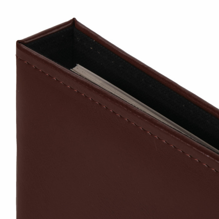 Фотоальбом BRAUBERG "Beta" 20 магнитных листов, 23х28 см, под гладкую кожу, коричневый, 391180 - Фотоальбомы