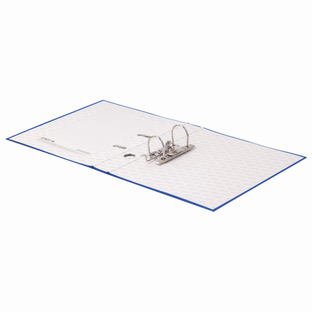 Папка-регистратор STAFF "Manager" с покрытием из ПВХ, 50 мм, без уголка, синяя, 225977 - Папки-регистраторы с арочным механизмом