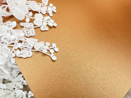 Дизайнерская бумага Shyne, цвет медно-коричневый, плотность 290 гр., размер 35*50 см - Дизайнерская бумага