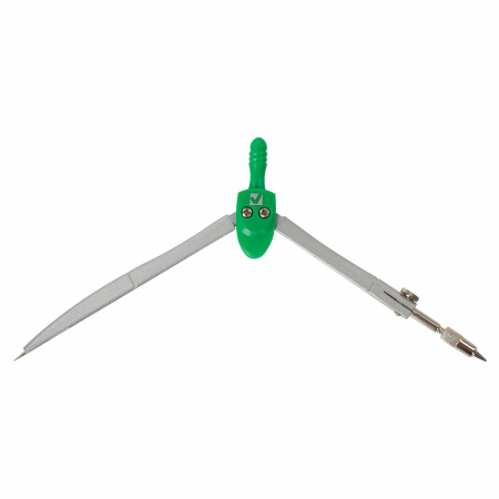 Готовальня BRAUBERG "Klasse", 4 предмета: циркуль 125 мм, рейсфедерная вставка + держатель, грифель, 210334 - Циркули и готовальни