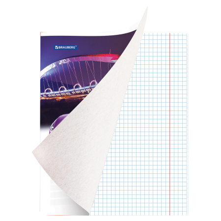 Тетрадь А5, 48 л., BRAUBERG скоба, клетка, обложка картон, КРУТЫЕ ТАЧКИ 2, 402052 - Тетради 40-48 листов