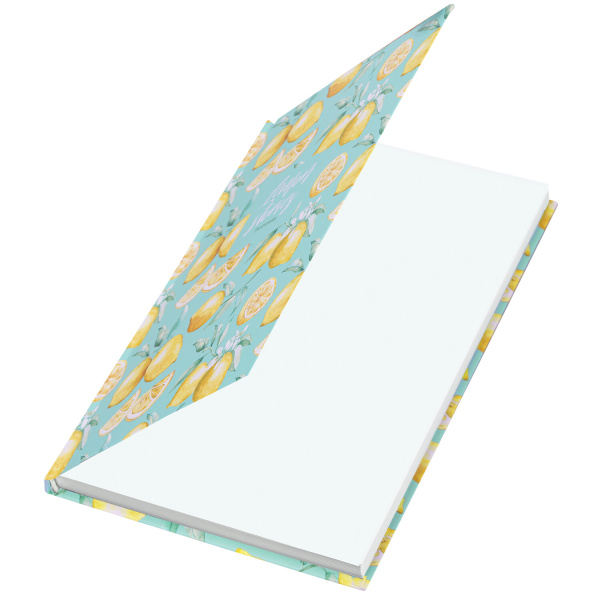 Ежедневник недатированный А5 (145х215 мм), ламинированная обложка, 128 л., STAFF, "Lemon Stories", 113529 - Ежедневники с твердой обложкой