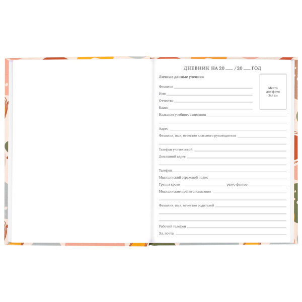 Дневник 5-11 класс 48 л., твердый, BRAUBERG, глянцевая ламинация, с подсказом, "Decor", 106403 - Дневники для старших классов
