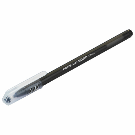 Ручка шариковая масляная PENSAN "Buro", СИНЯЯ, игольчатый узел 1 мм, линия письма 0,8 мм, 2270 - Ручки шариковые неавтоматические