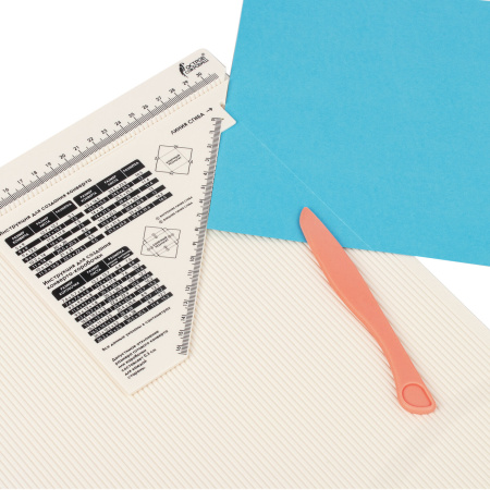 Доска для биговки многофункциональная БОЛЬШАЯ 33х34,6 см, ОСТРОВ СОКРОВИЩ, 662778 - Доски для биговки, создания конвертов и открыток