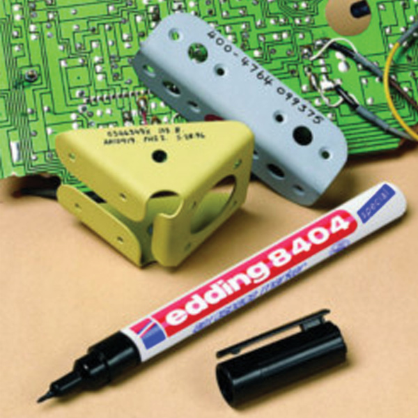 Маркер аэрокосмический EDDING 8404, ЧЕРНЫЙ, 0,75 мм, круглый наконечник, E-8404 - Маркеры промышленные и прочие специальные