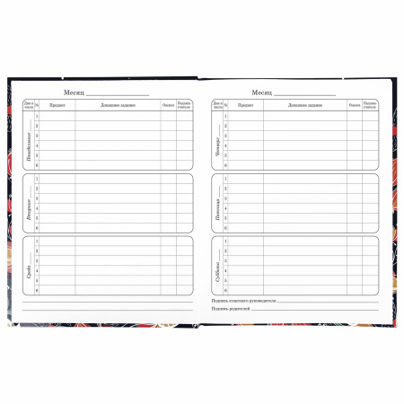 Дневник 1-4 класс 48 л., твердый, ЮНЛАНДИЯ, глянцевая ламинация, с подсказом, "Flower Girl", 106354 - Дневники для младших классов