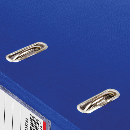 Папка-регистратор ОФИСМАГ с арочным механизмом, покрытие из ПВХ, 50 мм, синяя, 225753 - Папки-регистраторы с арочным механизмом