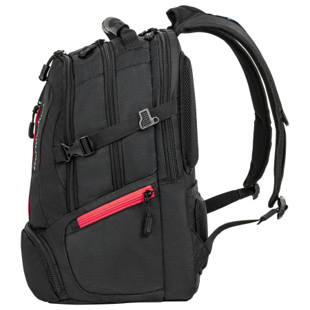 Рюкзак GERMANIUM "S-03" универсальный, с отделением для ноутбука, увеличенный объем, черный, 46х32х26 см, 226949 - Рюкзаки с отделением для ноутбука