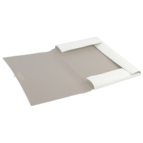 Папка для бумаг с завязками картонная мелованная BRAUBERG, 440 г/м2, до 200 листов, 110925 - Папки картонные с завязками