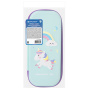 Пенал BRAUBERG, 1 отделение, 1 откидная планка, EVA 3D, 22х10х5 см, "Unicorn", 270699 - Пеналы каркасные