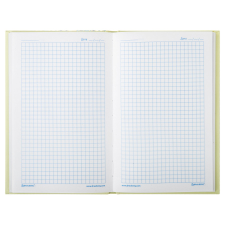 Блокнот А5 (135х206 мм), 80 л., твердый переплет, клетка, фольга, BRAUBERG, "Узор", 126049 - Блокноты в книжном переплете