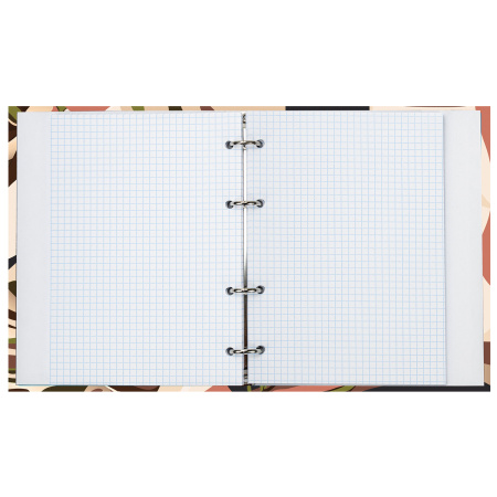 Тетрадь на кольцах А5 (165х215 мм), 120 листов, твердый картон, клетка, BRAUBERG, Vision, 404075 - Тетради на кольцах и сменные блоки к ним