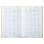 Блокнот А5 (135х206 мм), 80 л., твердый переплет, клетка, фольга, BRAUBERG, "Узор", 126049 - Блокноты в книжном переплете