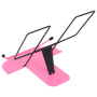 Подставка для книг и учебников BRAUBERG LINE, металлическая, розовая, европодвес, 238215 - Подставки для книг