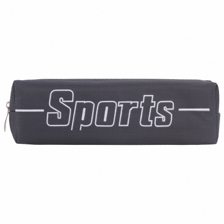 Пенал BRAUBERG, 1 отделение, полиэстер, "Sport", серый, 19х4х6 см, 270268 - Пеналы мягкие