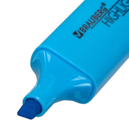 Текстовыделитель BRAUBERG "ORIGINAL NEON", ГОЛУБОЙ, линия письма 1-5 мм, 152214 - Текстовыделители